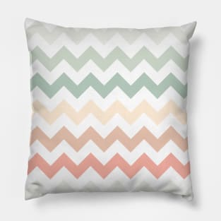 Chevron pattern - Pale and pastel Pillow