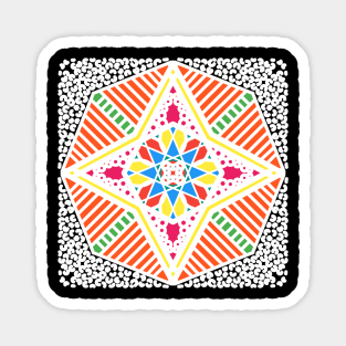 mandala etnic ornament Magnet