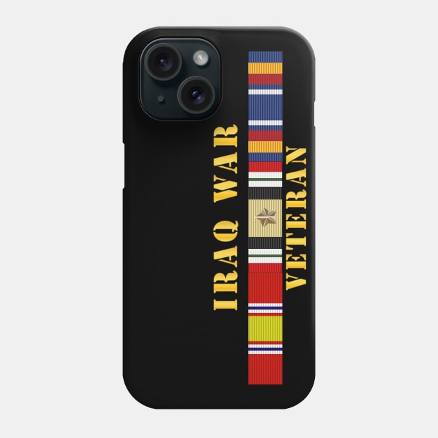 Iraq War Veteran w IRAQ SVC Phone Case by twix123844