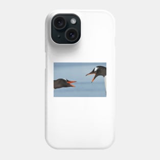 Squabbling Penguins Phone Case