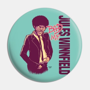 Jules Winnfield: Bad M.F. [alt. colors] Pin