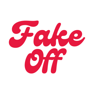 Fake Off-red T-Shirt