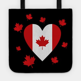 Canada love flag Tote
