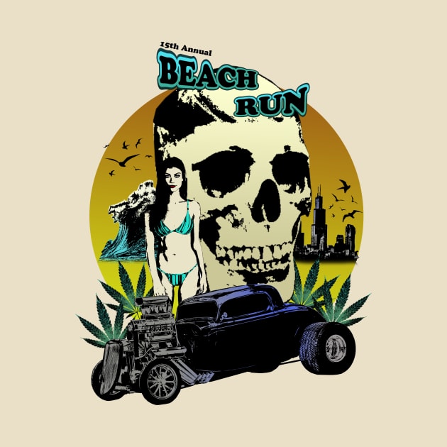 Beach run hot rod cruise by Ardi Ardissoni