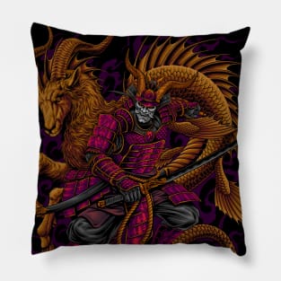 Taurus Samurai Pillow