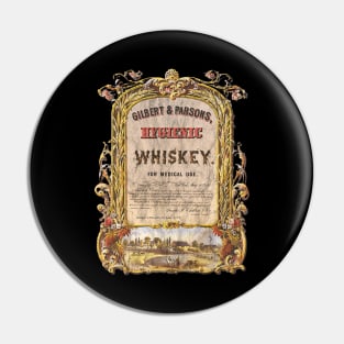 Vintage Patent Medicine Whiskey Pin