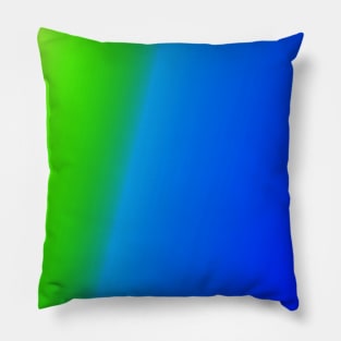 blue green yellow abstract texture Pillow