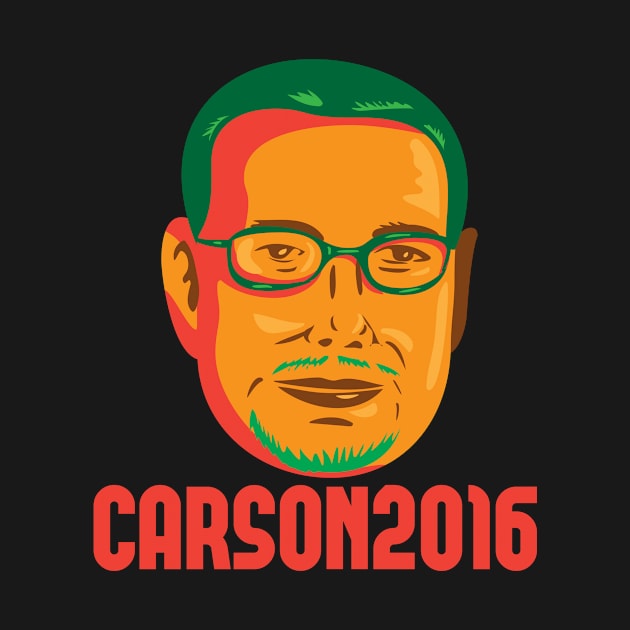 Ben Carson 2016 President Republican Retro by retrovectors