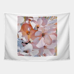 Delicate Spring Blossoms Tapestry