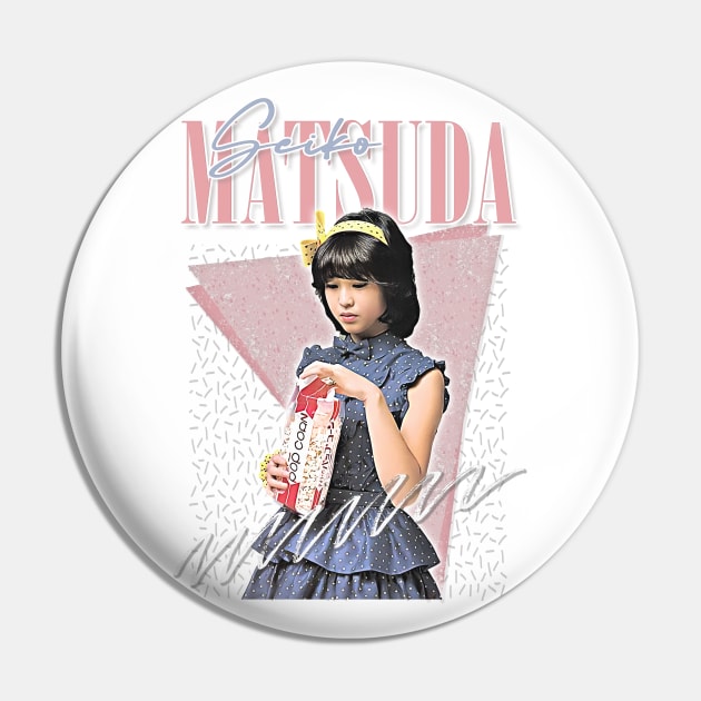 Seiko Matsuda / Retro 80s Fan Art Design Pin by DankFutura