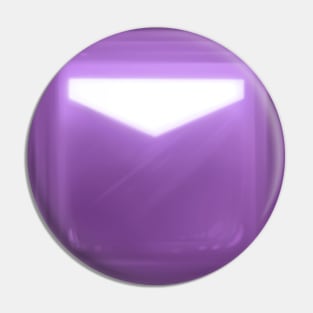 Beat Saber - Custom Colors - Amethyst Purple Block Cube Pin