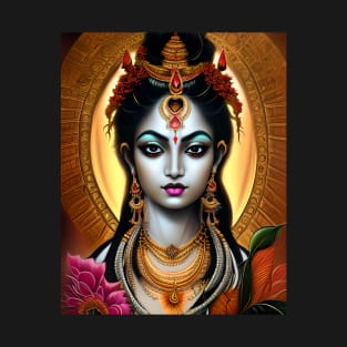 Hindu Goddess of Good Fortune Lakshmi T-Shirt