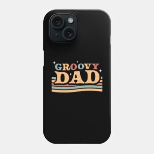 Groovy Dad 1970's Hippie Retro Vintage Fathers Day Phone Case