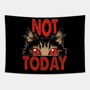 Not Today - Humorous Design For Difficult Days Tapestry