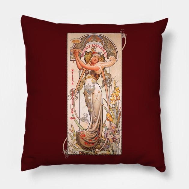 Champagne poster Pillow by UndiscoveredWonders