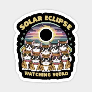 solar eclipse watching squad 2024 Magnet