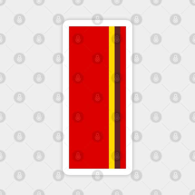 Ferrari Racing Stripes Magnet by GreazyL