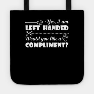 Lispe Yes, I am Left Handed Tote