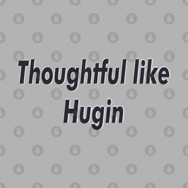 Thoughtful like Hugin by Orchid's Art