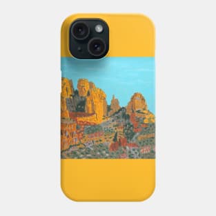 Finger Rock in Pima Canyon, Arizona Phone Case