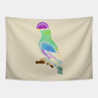 Watercolor Rainbow Cockatoo Tapestry