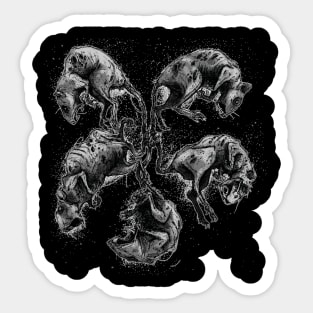 The Rat King Sticker for Sale by WhisperWillYou