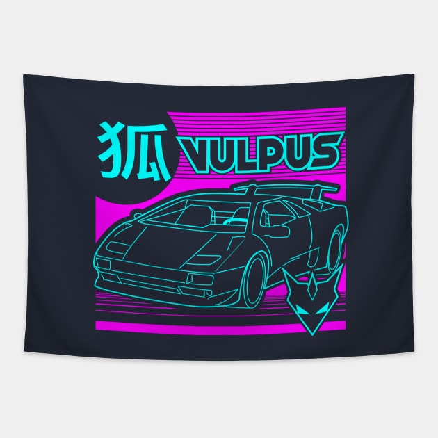 VULPUS Lambo 2.0 Tapestry by VOLPEdesign