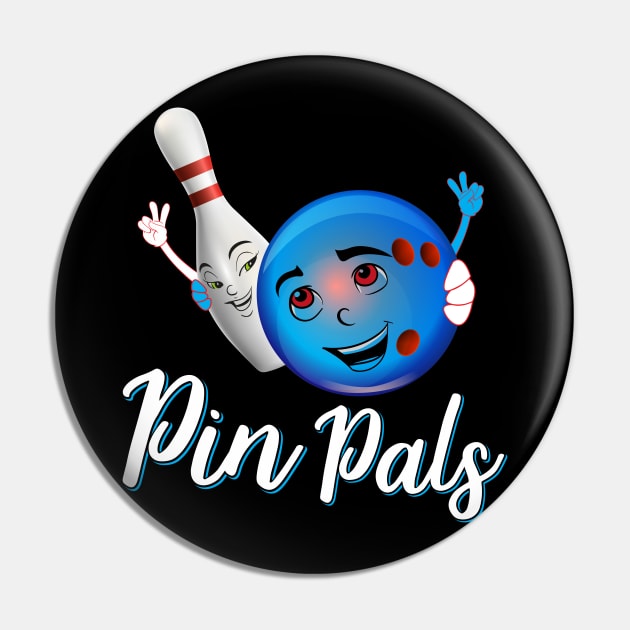 Bowling - Pin Pals Pin by Tee__Dot