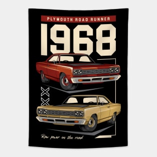 1968 Road Runner Car Tapestry