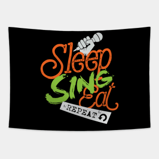 Sleep Sing Eat Repeat Tapestry