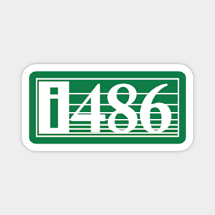 i486 LOGO Magnet