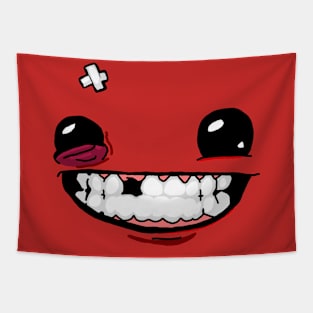 Super Meat Boy Face Tapestry