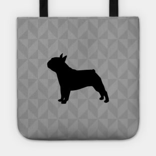 Frenchie or French Bull Dog Lover Gift - Scandi Geometric Silhouette Tote