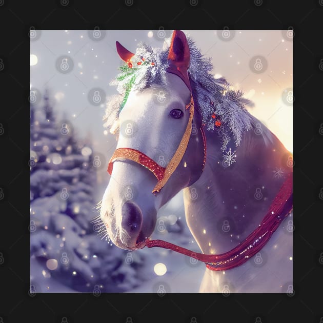 Christmas Horses Series by VISIONARTIST