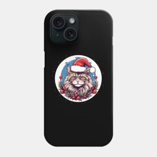 Maine Coon Cat Xmas, Love Cats Phone Case