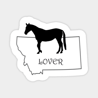 Montana Horse Lover Gift Magnet