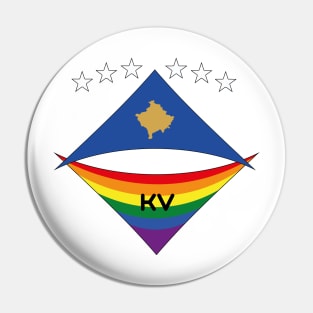 Kosovo pride flag Pin