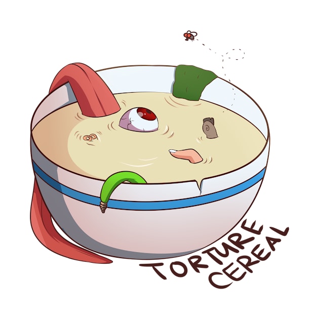 cereal bowl Halloween Cute Food by hitoridraws