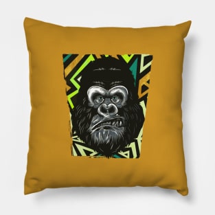 Gorilla Face Pillow