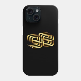 98 - Gold Phone Case