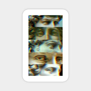 ancient roman statues green aesthetic sticker phone case Magnet