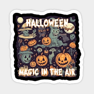 Halloween Magic in the Air Magnet