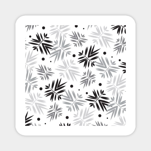 Stylize Leafy Texture 1 Magnet by B&K