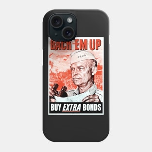WWII War Bonds Propaganda Poster w/ General Dwight Eisenhower looking into the distance. Phone Case