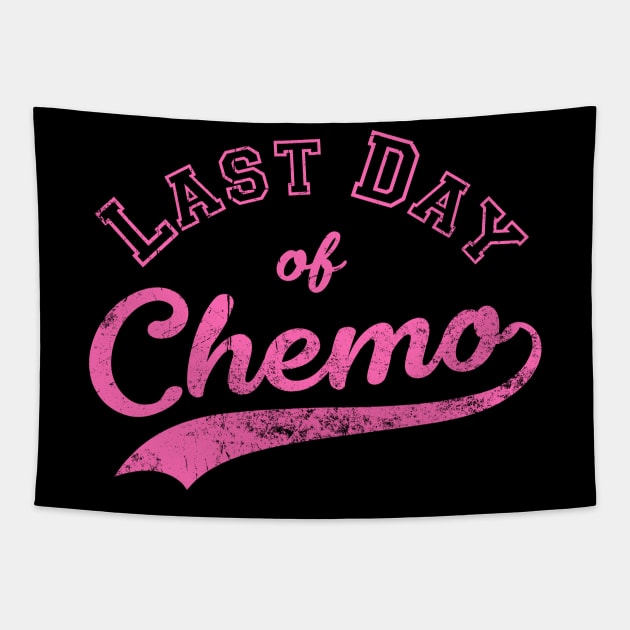 Last Day of Chemo | Breast Cancer Fighter & Survivor Tapestry by jpmariano