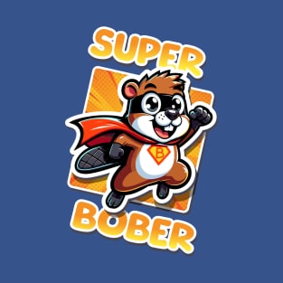 Superhero Bober | Bóbr Comic Book | Polish Beaver | Meme from Poland | Slav | Slavic T-Shirt