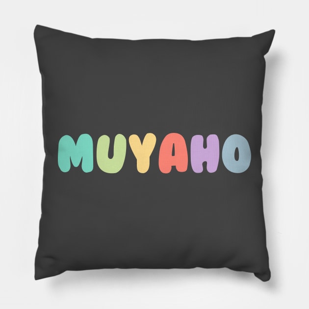 Muyaho Korean slang language Pillow by Oricca