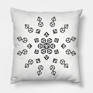 Starburst Polyhedral Dice Pillow