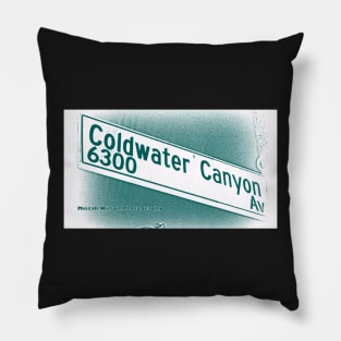 Coldwater Canyon Avenue, SFV, Los Angeles WATERY by Mistah Wilson Pillow