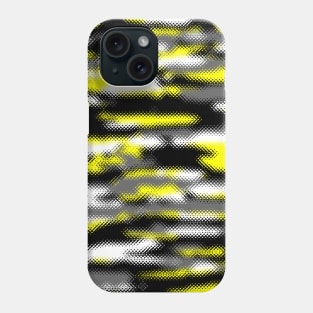 Camouflage Yellow Black White Phone Case